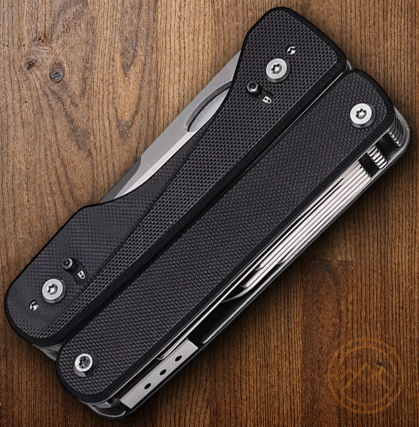 ROXON Flex Titan Multitool 16 Essential Tools With Black G10 Handles T Shank