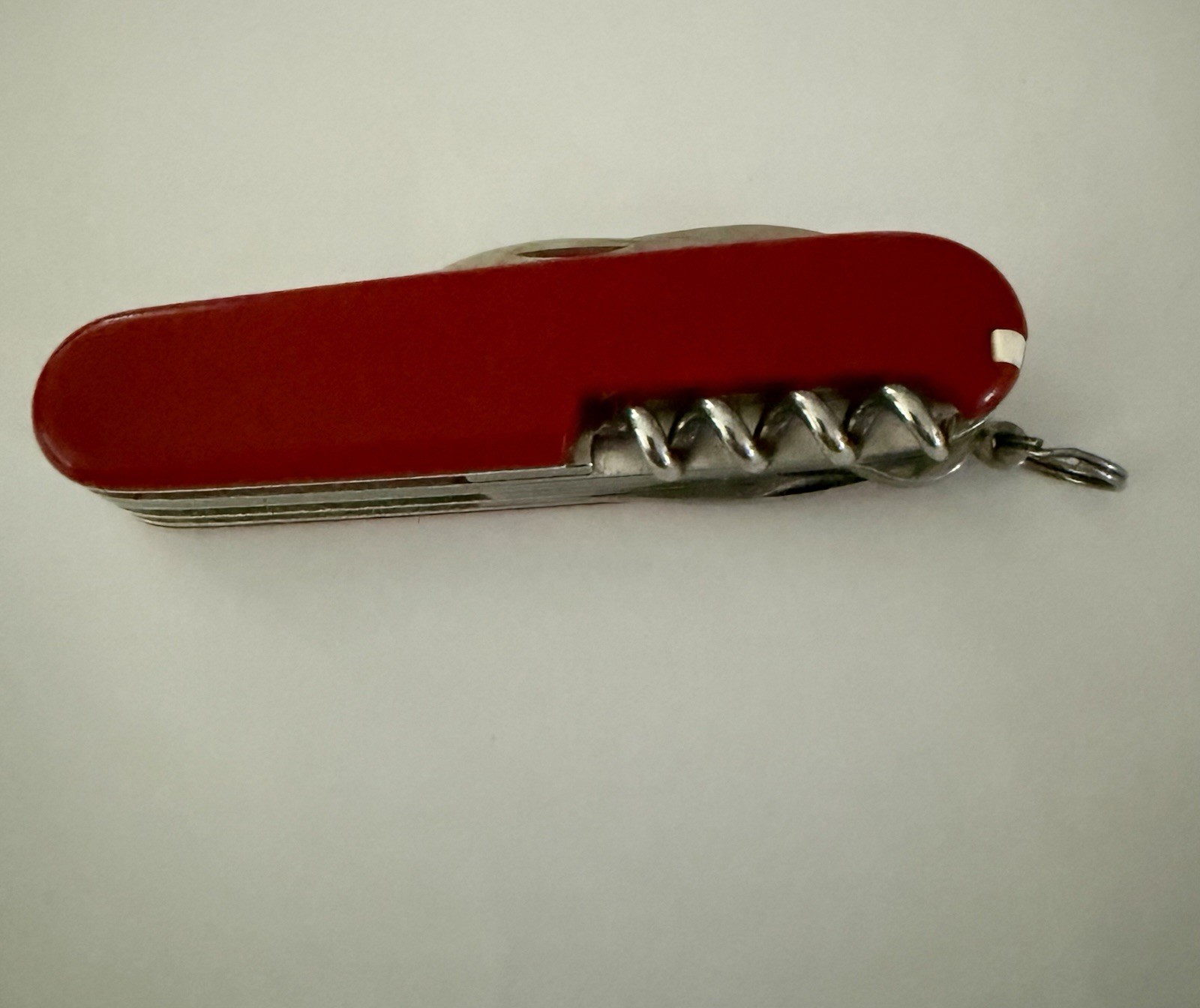 Victorinox Swiss Army Red Multi-Tool Plain Edge w/ Keyring, Scissors & Corkscrew