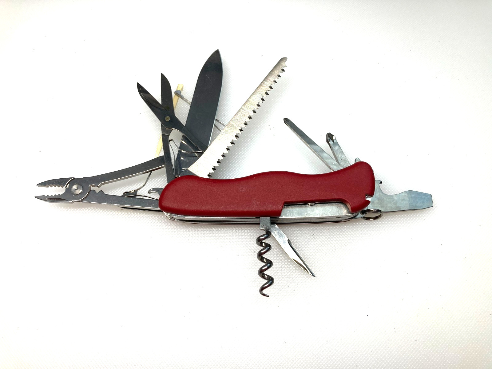 Victorinox Hercules 111mm Swiss Army Knife – Red Liner Lock – Pliers – Scissors