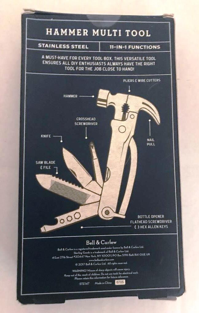 STERLING HAMMER MULTI TOOL IN ORIGINAL BOX