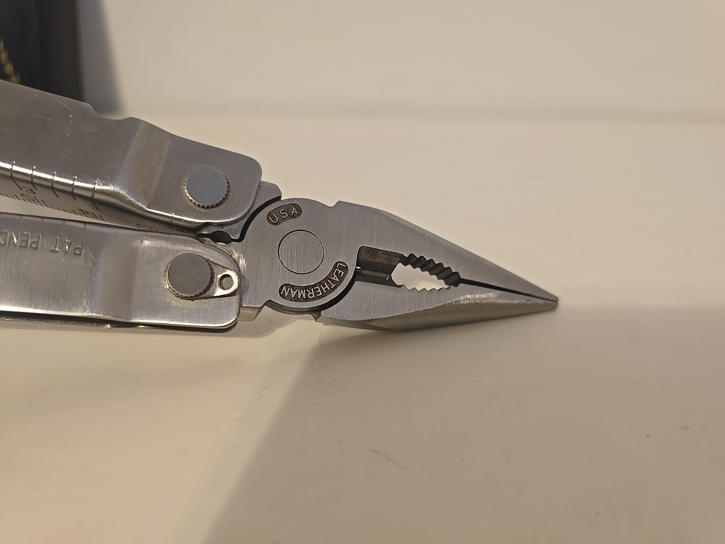 Vtg Leatherman Tool Patent Pending USA Stainless Steel Multi-Tool & Sheath