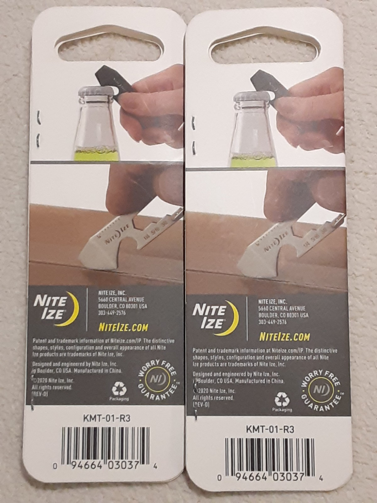 New Nite Ize Doohickey Key Ring Tool Black Multi Tools Lot of 2 FREE SHIPPING
