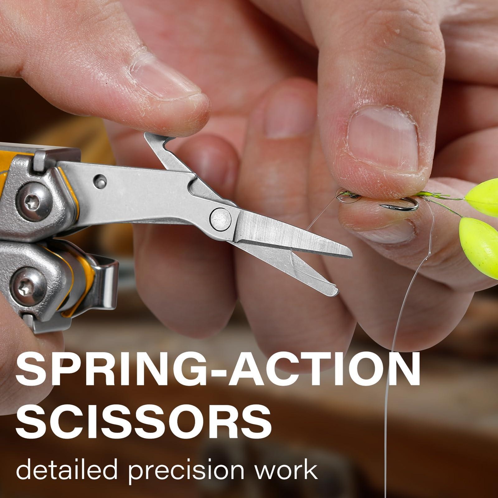 Multitool, 21-in-1 Multi Tool Pliers with Safety Locking and Spring-Action Sciss