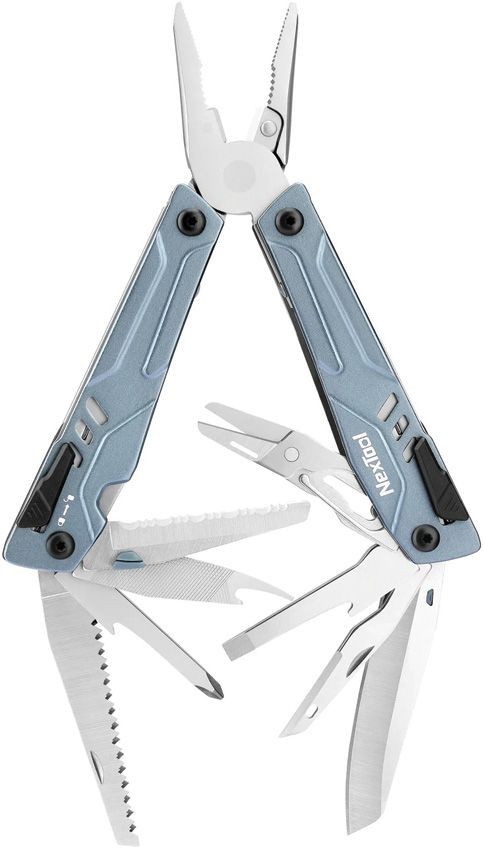 NexTool Sailor Pro Multitool Essential Tools With Blue-Gray Stainless Handles