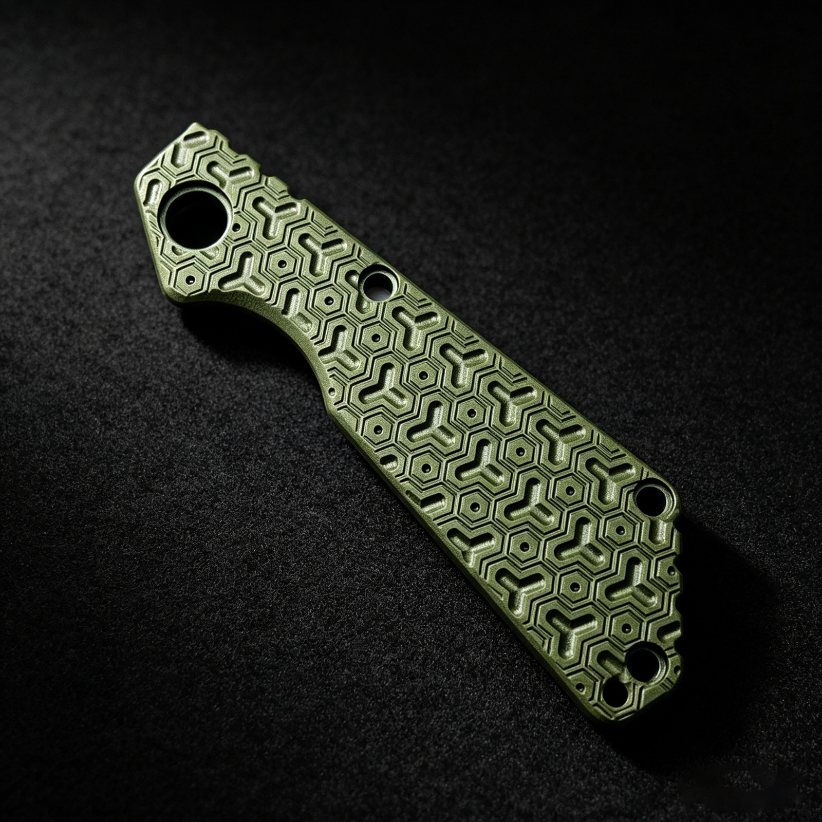 Textured CNC G10 Handle Scale–Fits Strider SnG | Precision-Machined Replacement