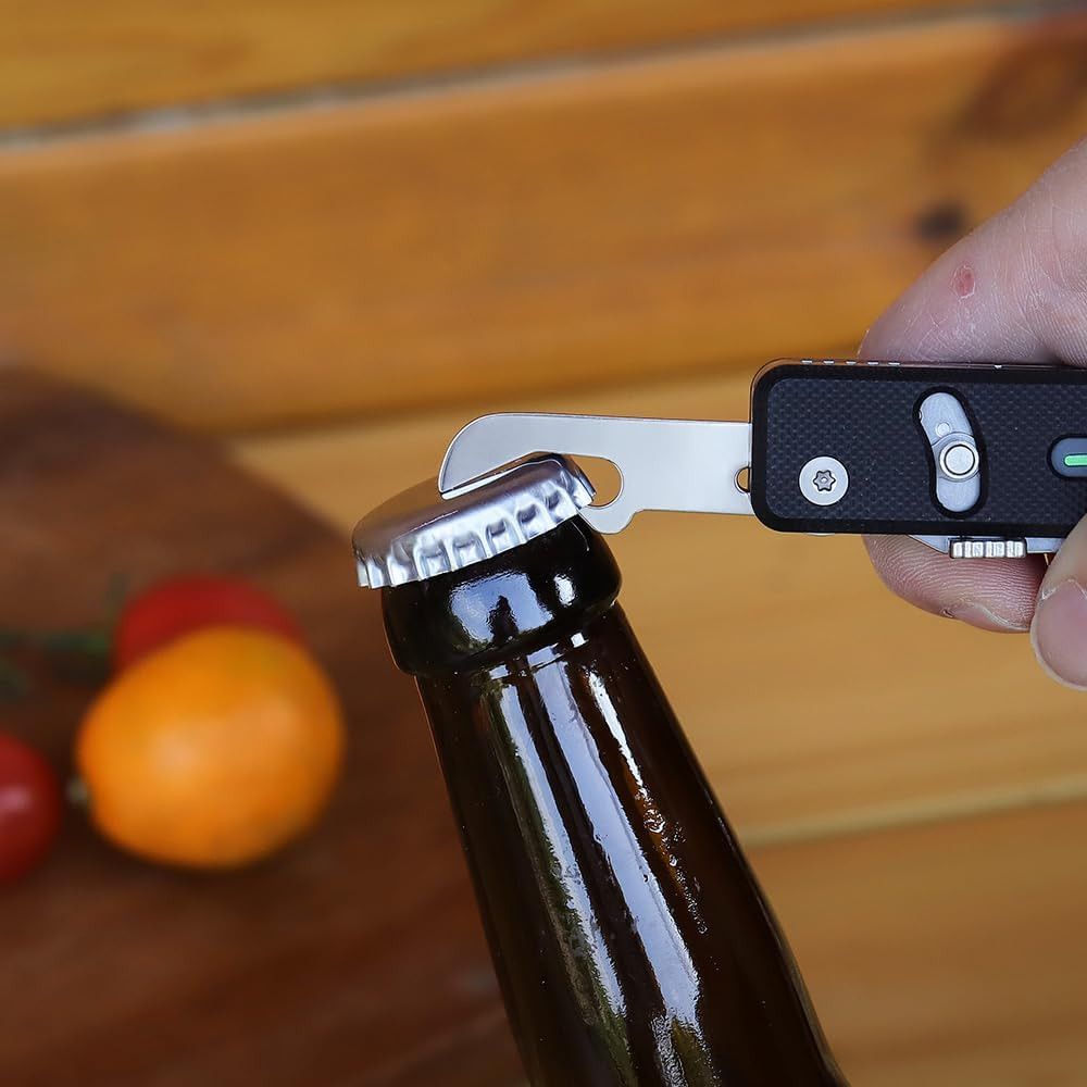 ROXON S504G Mini Flex Companion-7 in 1 Multitool EDC Pocket Knife with G10 Handl