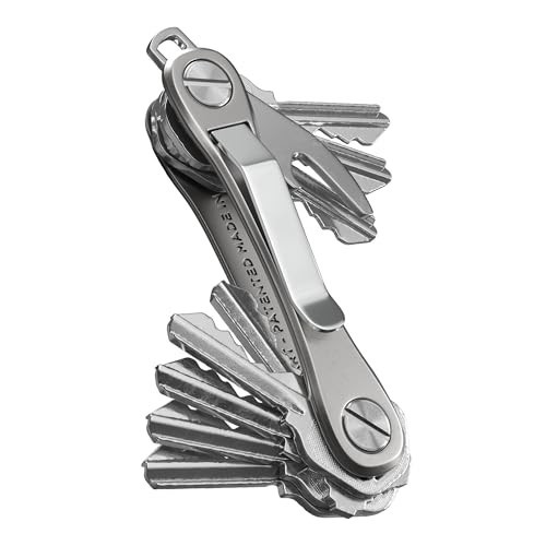 Multitool Key Holder Organizer for Keys, EDC Keychain with Bottle Opener & Clip,