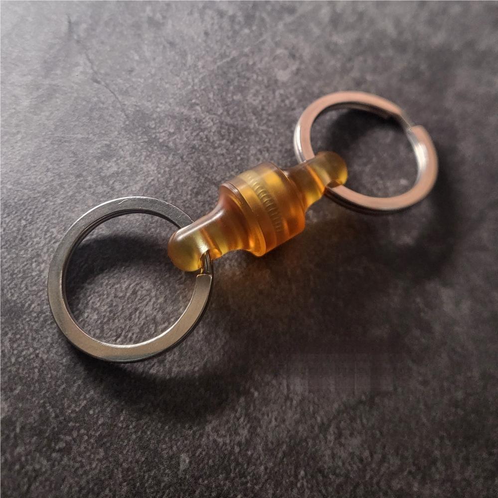 Polyetherimide Quick Release Swivel Keychain Pull Apart Detachable Key Ring EDC