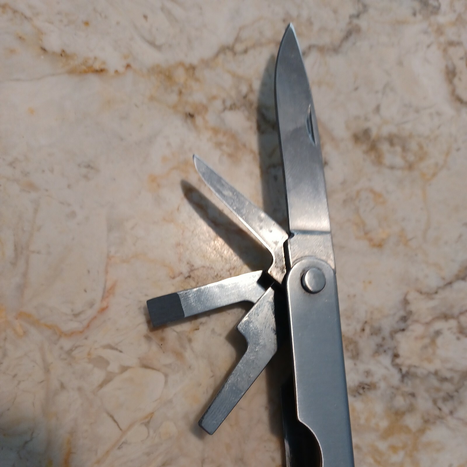 Stainless Steel Ohio Forge Multi Tool Pocket Knife w/ Pliers etc and Carry Case
