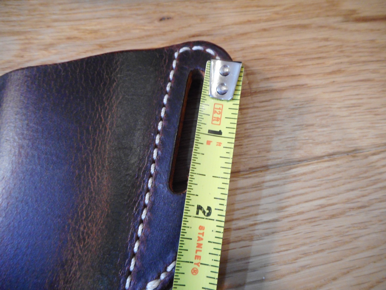 Leatherman Wave dark oil tanned Buffalo leather quick draw sheath. Sheath only.