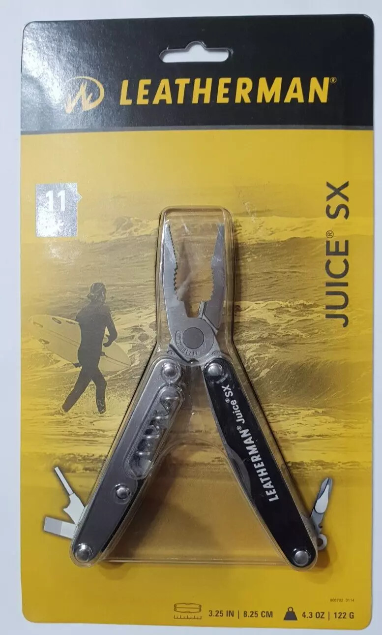 🔥🔥🔥 Leatherman Juice SX Collectable Retired Very Rare Multi Tool Mint Blister