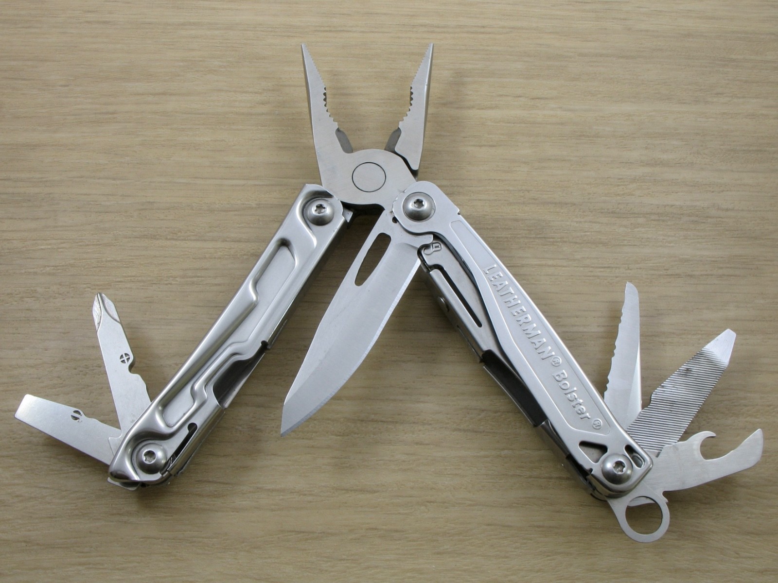 Leatherman Bolster Multi-Tool, Knife, Pliers, Stainless, USA