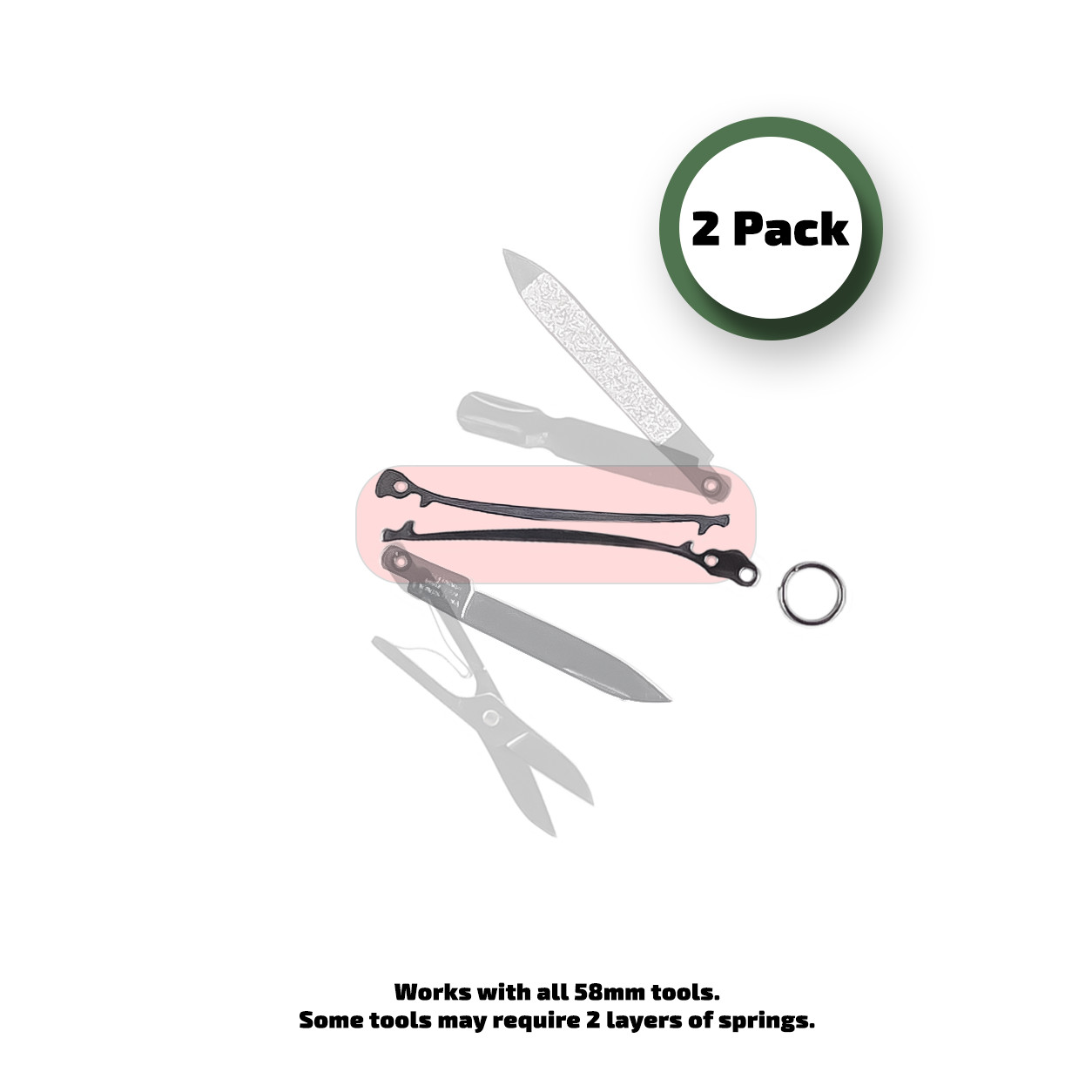 Parts from Victorinox 58mm Swiss Army Knife (Mini Champ): 1 Part For Mods or