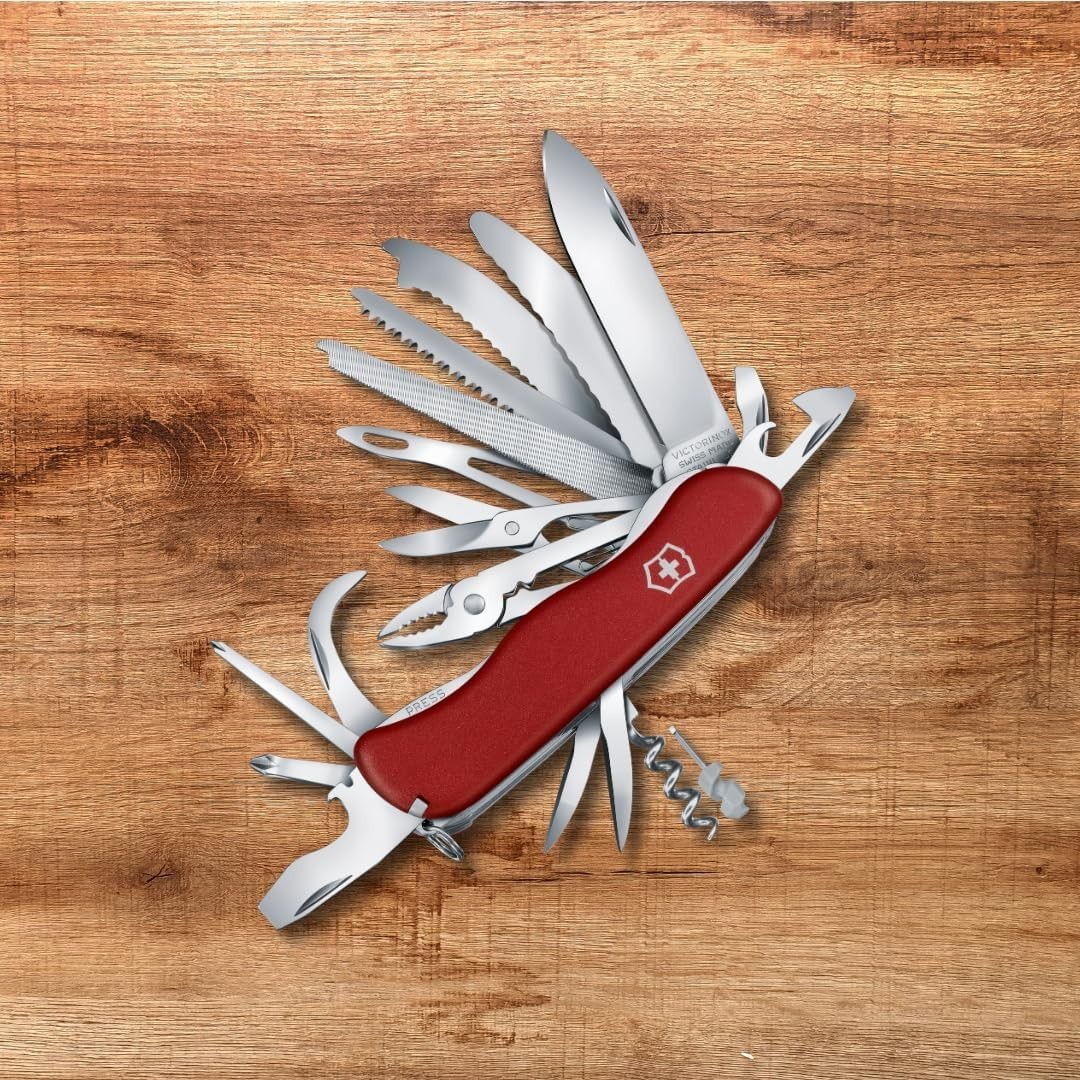 Victorinox 0.8564.XL Work Champ XL 31 Function Swiss Army Pocket Knife Red New