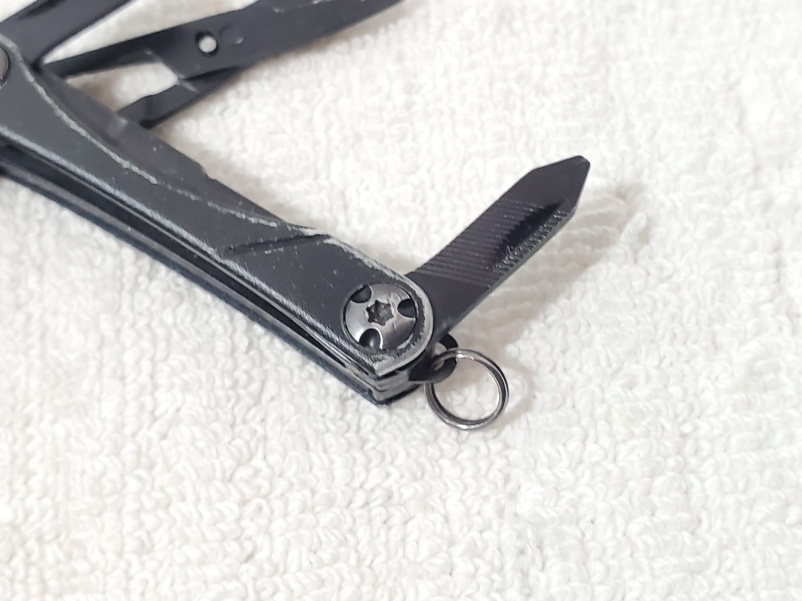 Gerber Dime Black Mini Multi-Tool Black Compact Keychain Pliers Scissors Tool