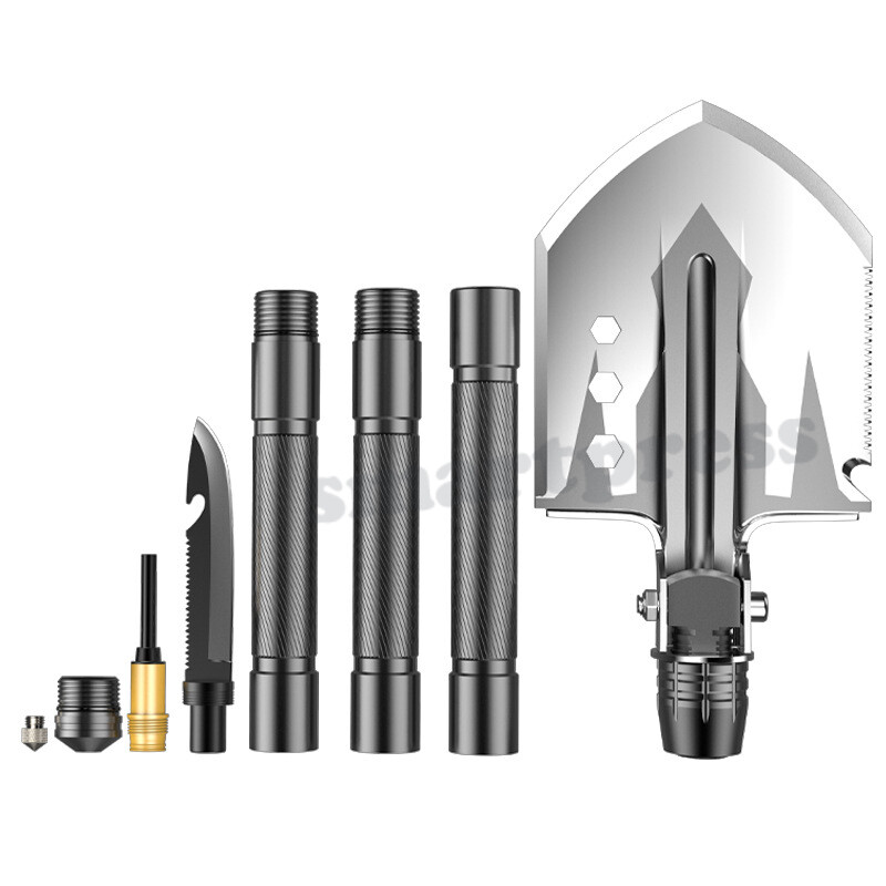 Multifunction Tactical Shovel Outdoor Folding Camping Survival Tools Military
