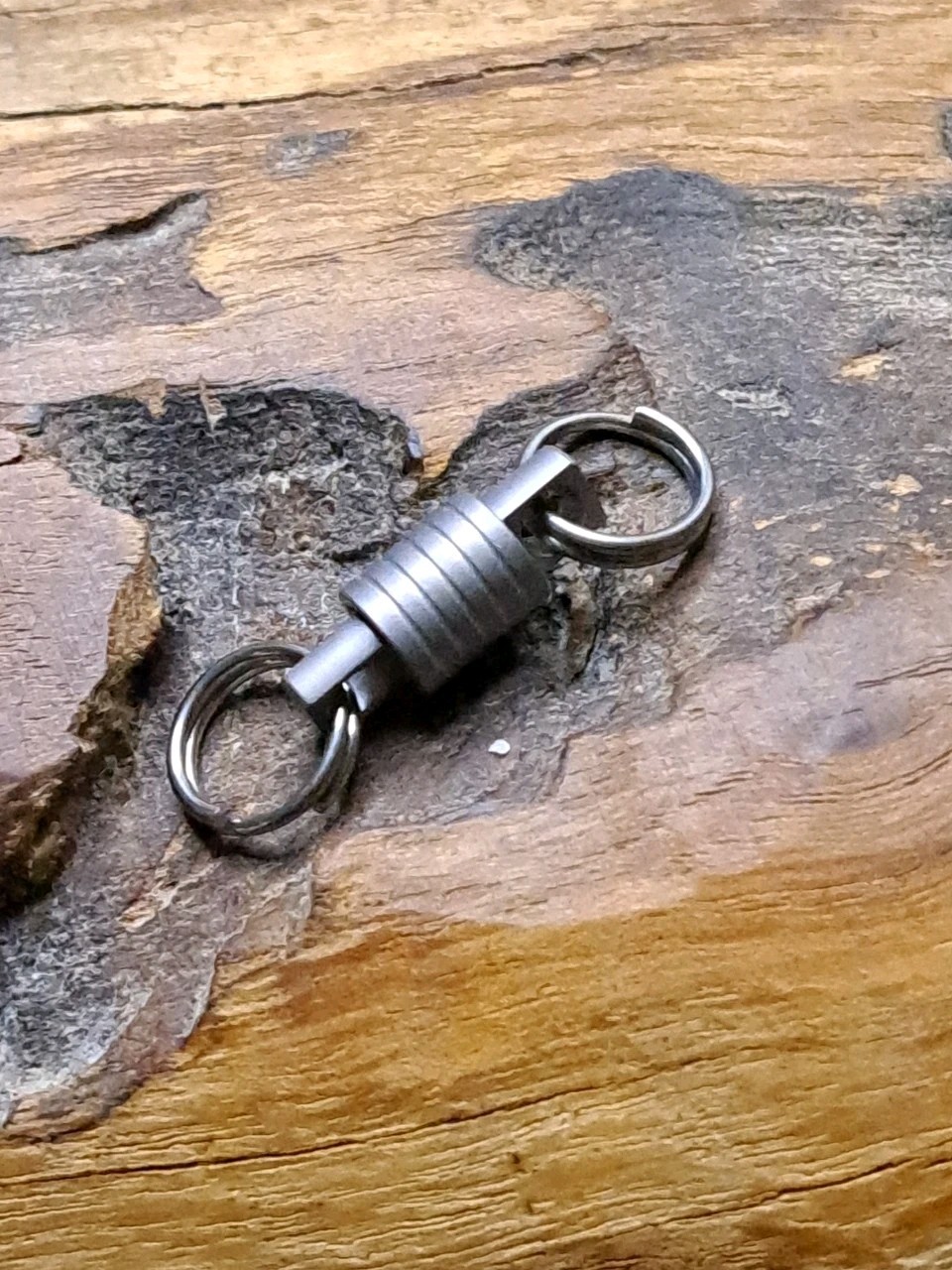Super Mini Titanium Swivel With 10mm Titanium Keyrings