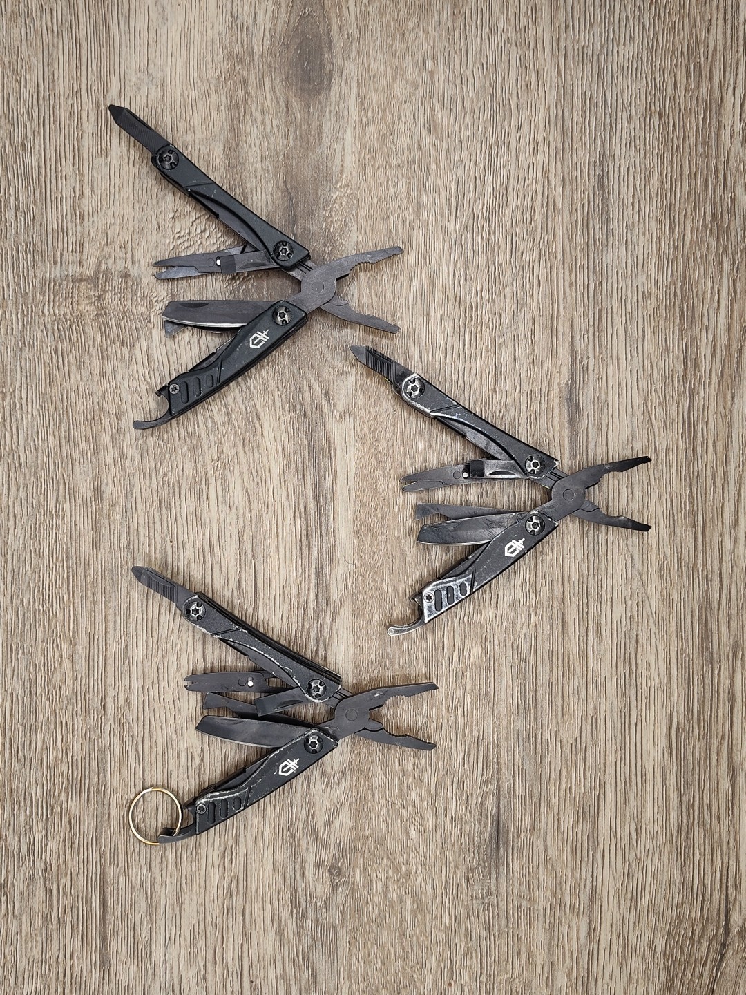Lot G 3 Gerber Dime Mini Multi-Tool Knife Pliers Scissors Driver