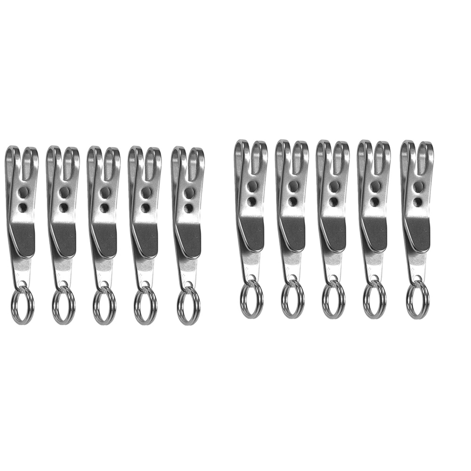 2X Multi-Purpose Clip Keychains Suspension Clip Tool with Carabiner Perfect9246