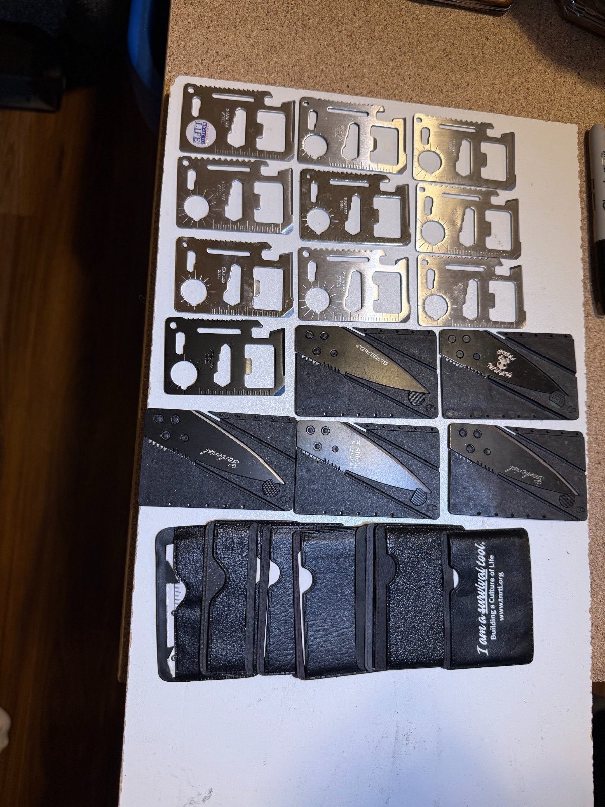 15 MULTIPURPOSE POCKET SURVIVAL TOOLS 4-716-B1-2-4 $5 OBO