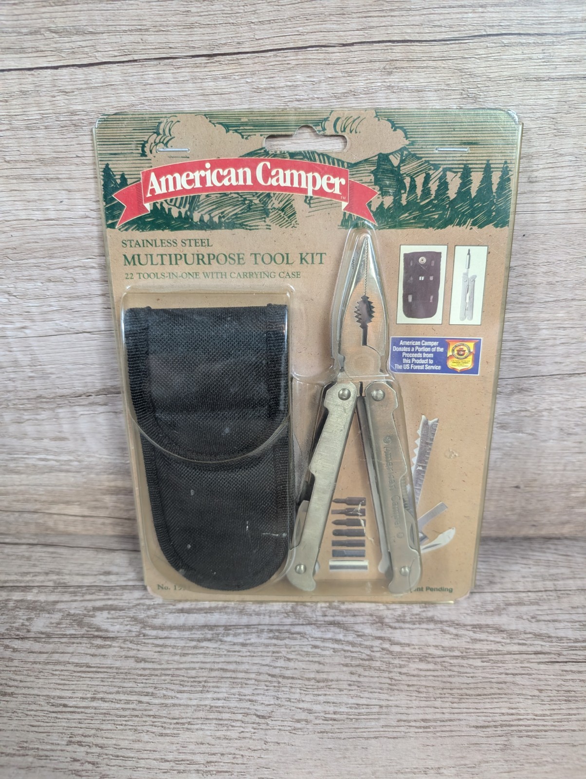 American Camper Stainless Steel Multipurpose Tool Kit 22 Tools in One 1531 NEW