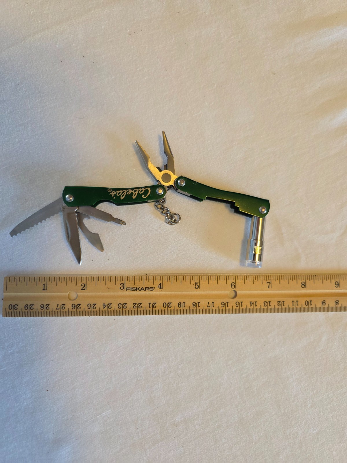 MT2601-008 – 3x Mini Multi-Tools w/ Flashlight + Case Free Ship Used
