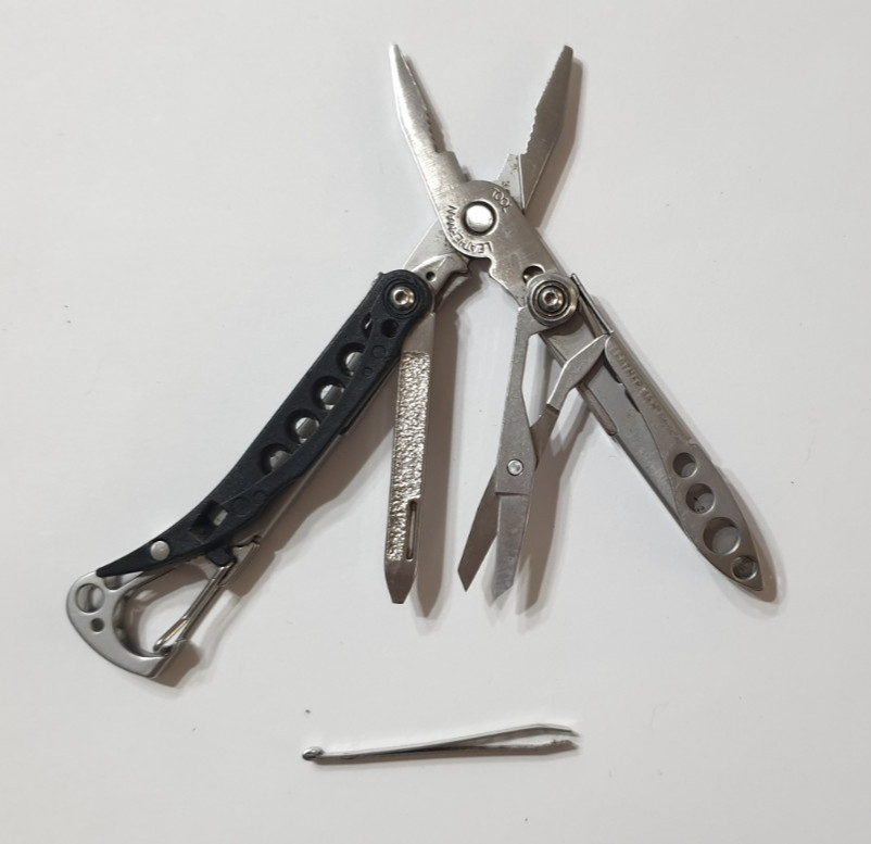 🔥🔥 Leatherman Style PS Retired Used MultiTool Collectable Keychain TSA Rare