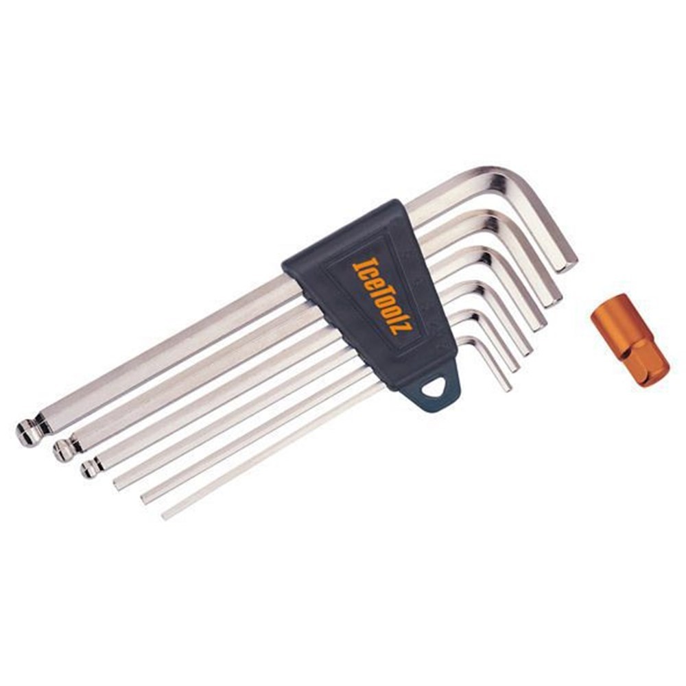 ICETOOLZ Allen Hex Tool 2 2.5 3 4 5 6 8mm set CR-V chromium vanadium