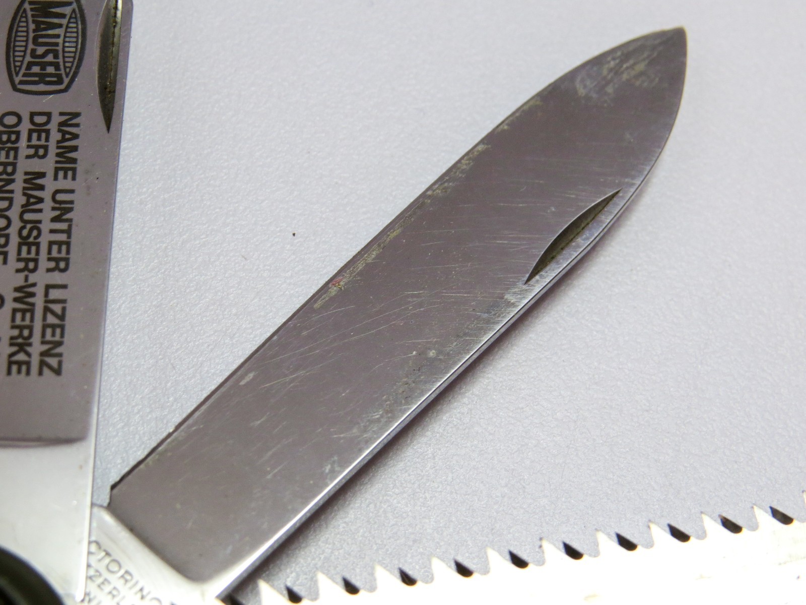 Nice Victorinox 108mm Vintage Mauser Swiss Army 5-Blade Pocket Knife