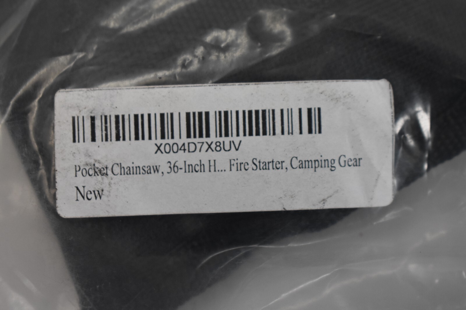 Pocket Chainsaw 36″ Long Chain & Fire Starter Compact Folding Hand Saw