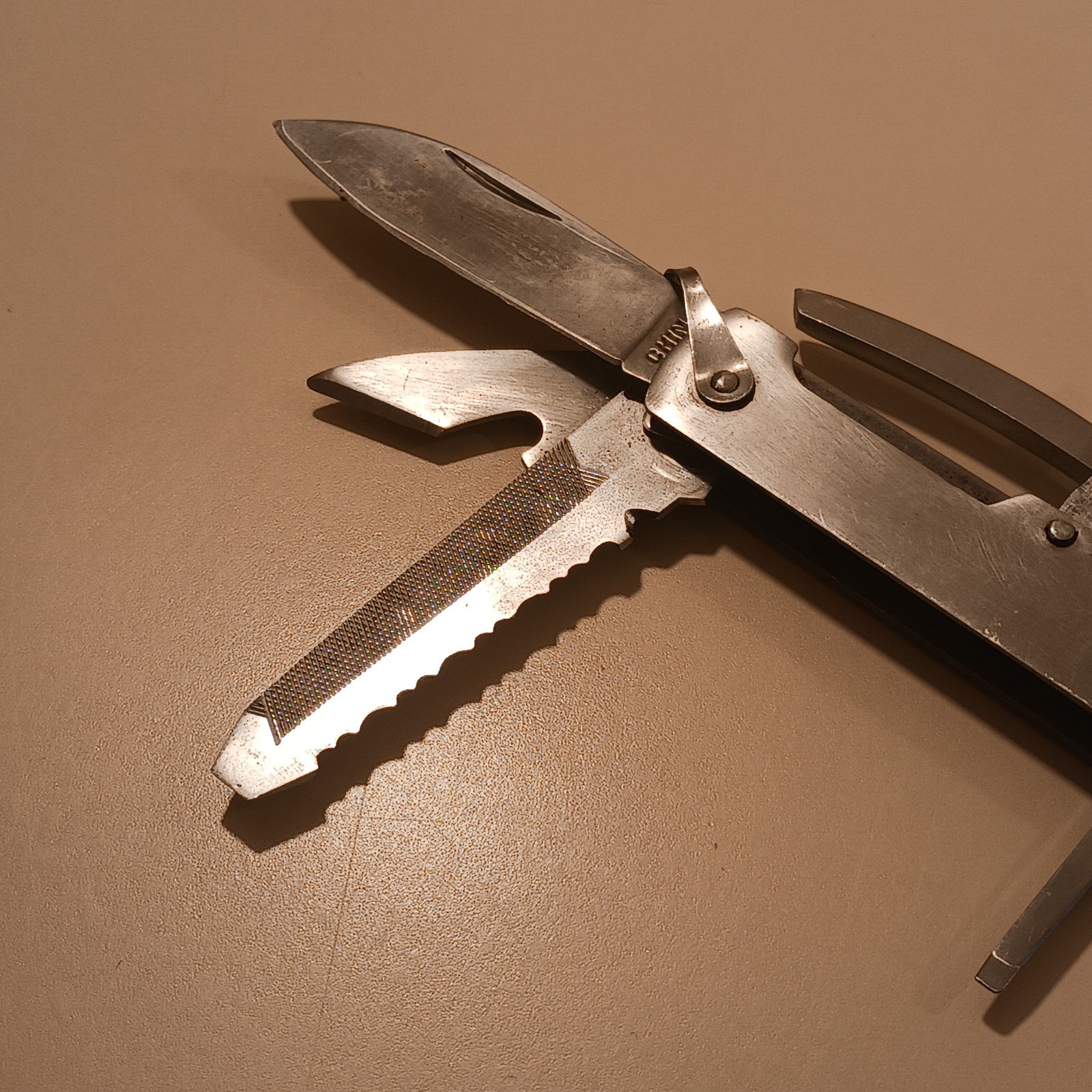 MAXAM 6″ Stainless Steel Multi-Tool Folding Pliers Knife Survival Camping Gear