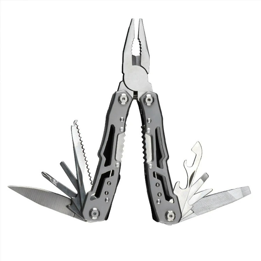 Camping Multitool Folding Knife Pliers Stainless Steel Survival Outdoor Tool