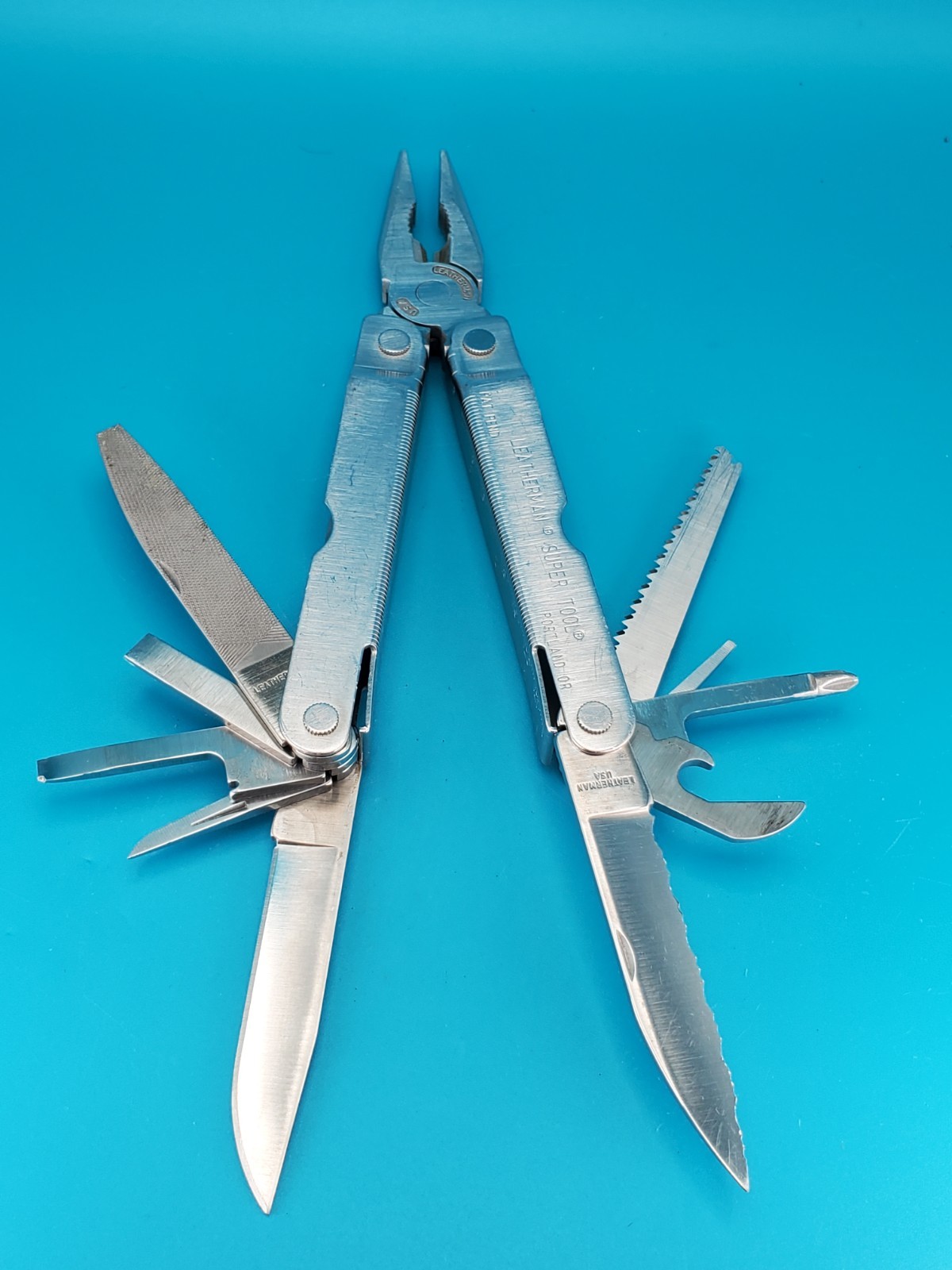 LEATHERMAN Super TOOL Multi Function Tool PLIERS, Stainless! 01/98 DATE