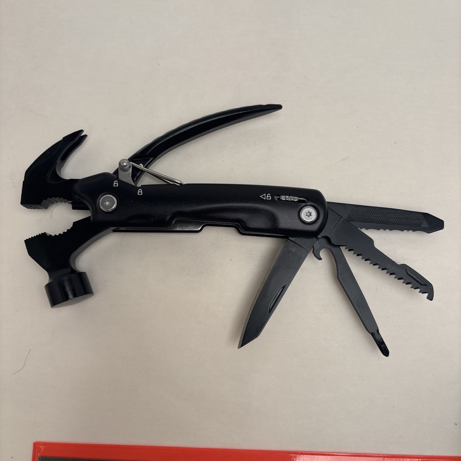 Multi-Tool Mini Hammer Outdoor Camping Gear Survival Tool Tactical w/ Sheath