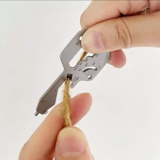 Multi Tool Key 20 In 1 Camping Key Chain Cycling Every Day Carry, pack of 2