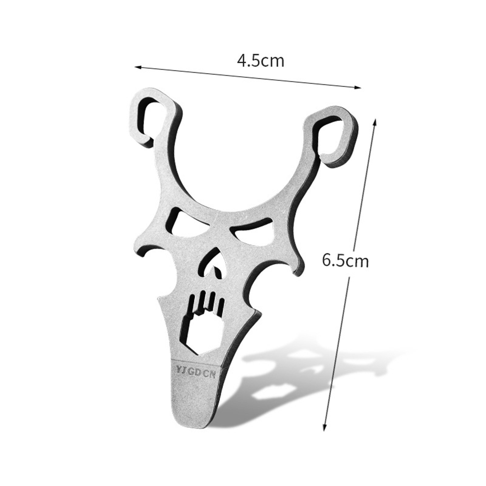 New Titanium Alloy Pocket Pry Bar Pendant Mini Crowbar Opener Keychain Multi EDC