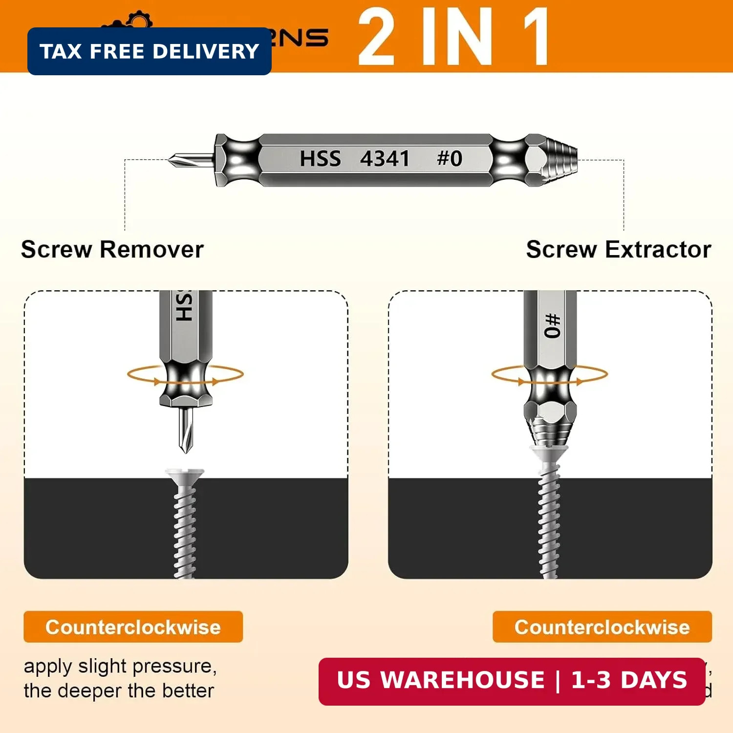 Damaged Screw Extractor Set,Fathers Day Gifts for Dad from Daughter Son,Gifts fo