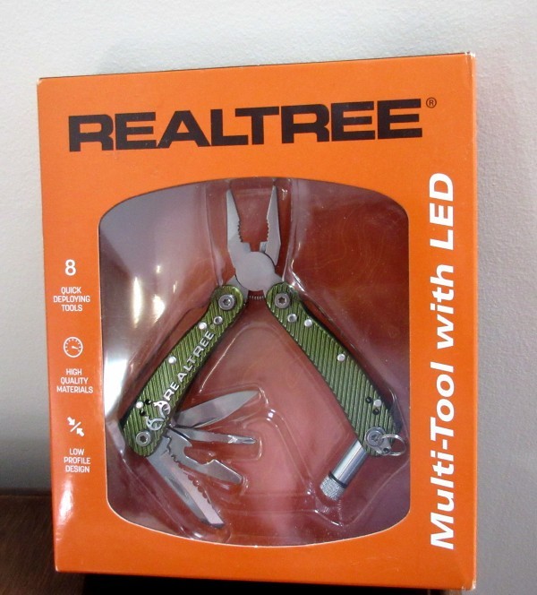 new RealTree 8 Multi-Tool w/ LED Stainless Steel knife, Screwdrivers, Pliers, +