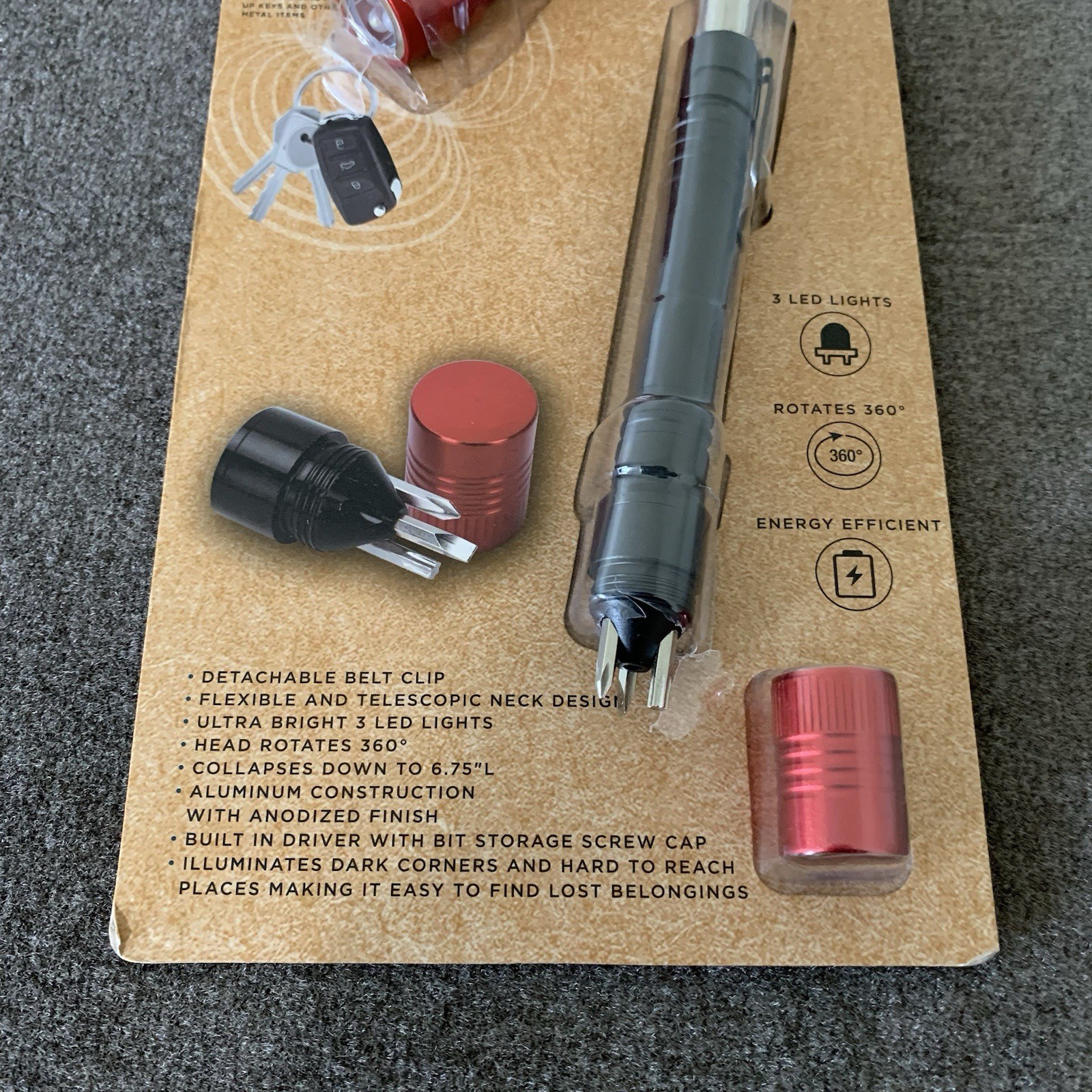 Adventure Men’s Four-in-One Extendable Flexi-Light & Multi-Tool