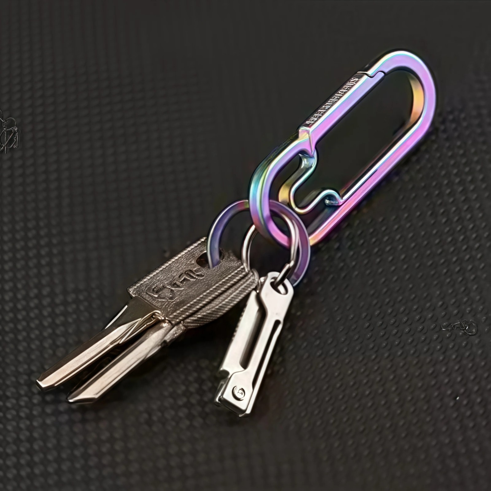 Mini Stainless Steel Folding Knife EDC Pocket Keychain Tool Camping Multi-Tool