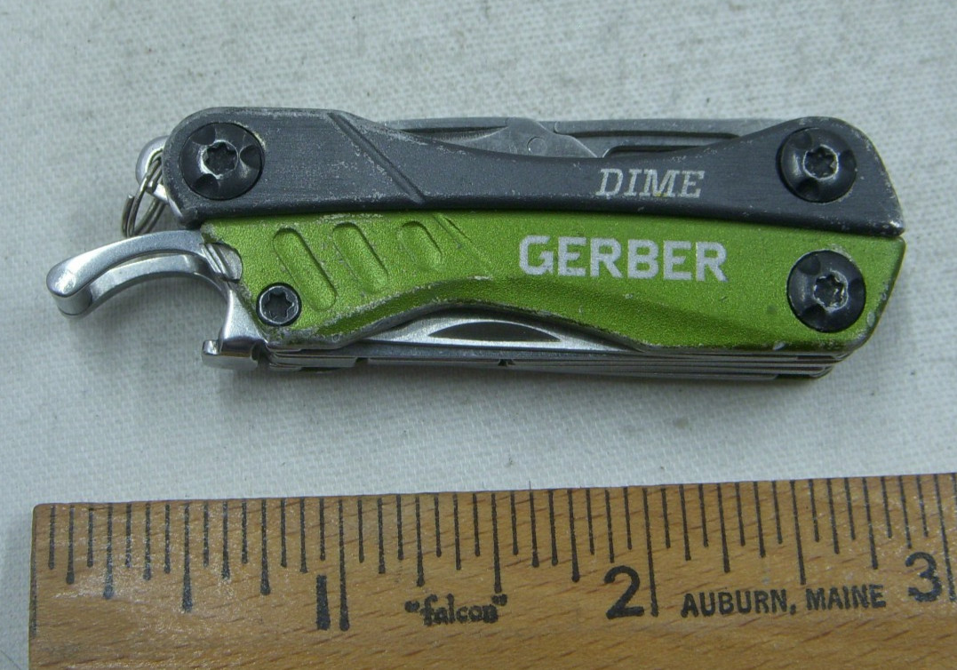 Gerber Dime 4660621D1 Green 11 Function Multi Tool