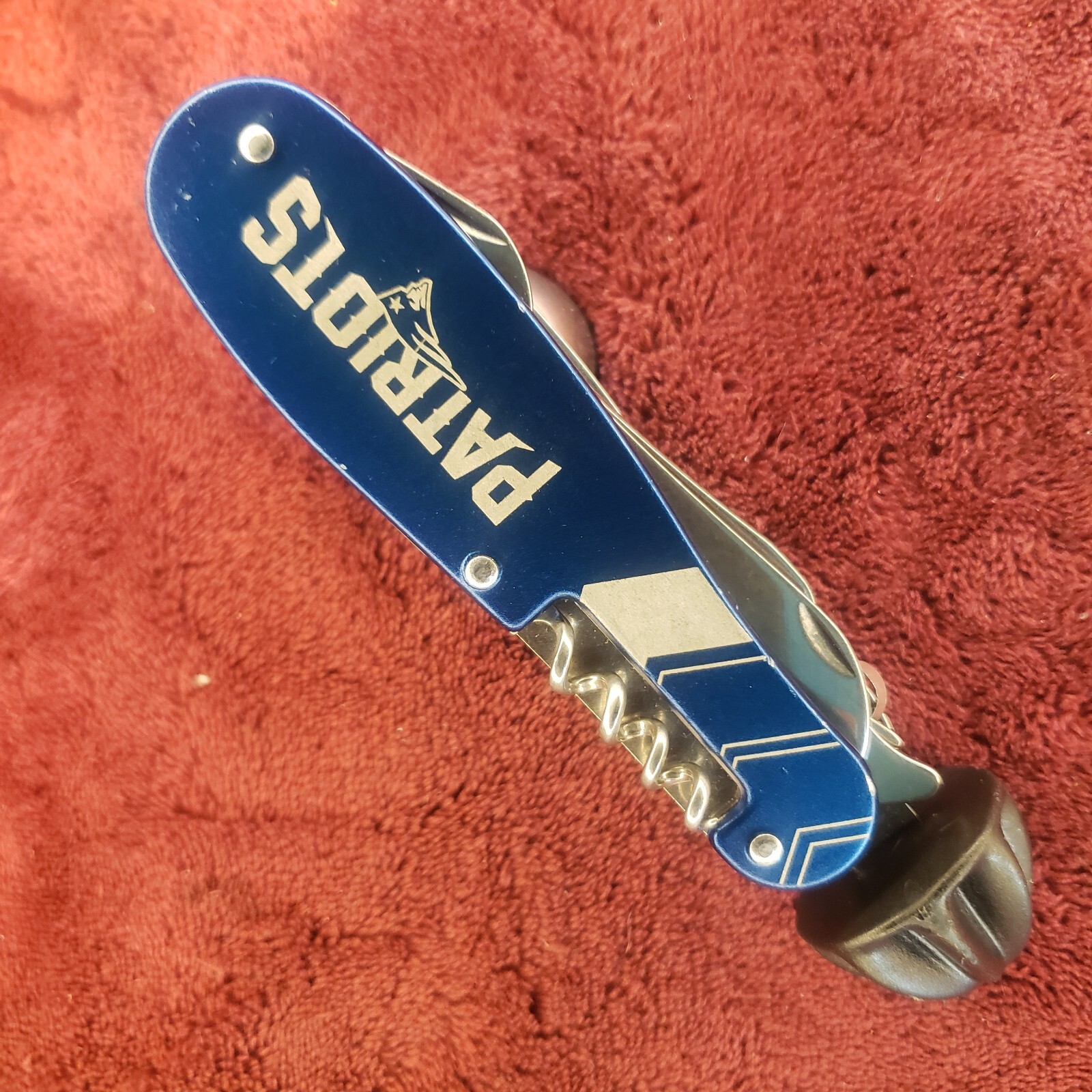 Sports Vault NFL New England Patriots Bartender Multi-Tool Knife Bar Tender