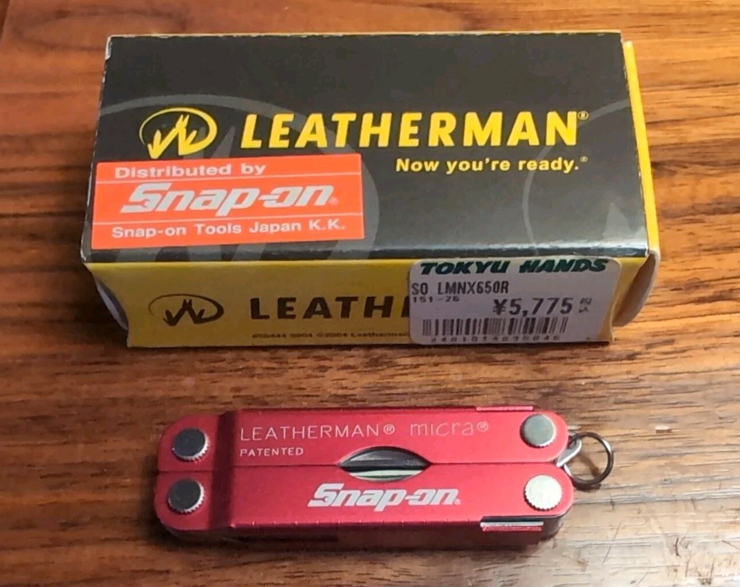 Leatherman MICRA Red Snap-on NIB Made in USA