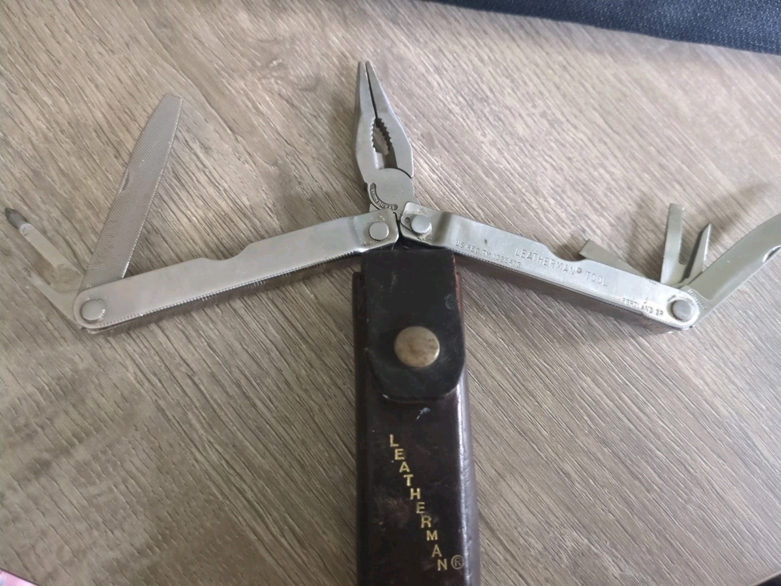 Vintage Original Leatherman US Reg TM 1325473 Multi Tool With Sheath Rare Tool