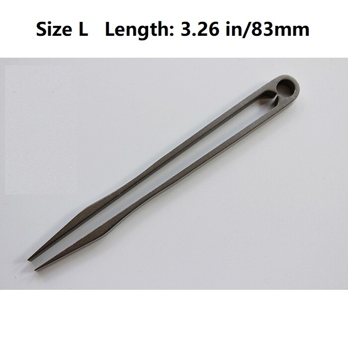 1PC Portable Titanium Alloy Tweezer EDC Survival Camping Outdoor Travel Tool