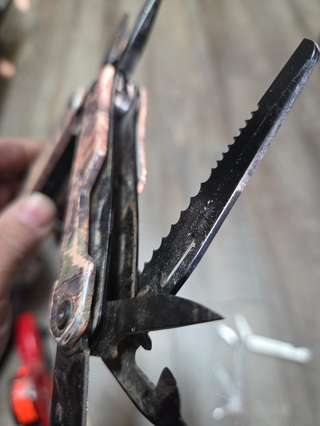 Camo Multi tool Pliers. Used Not Branded