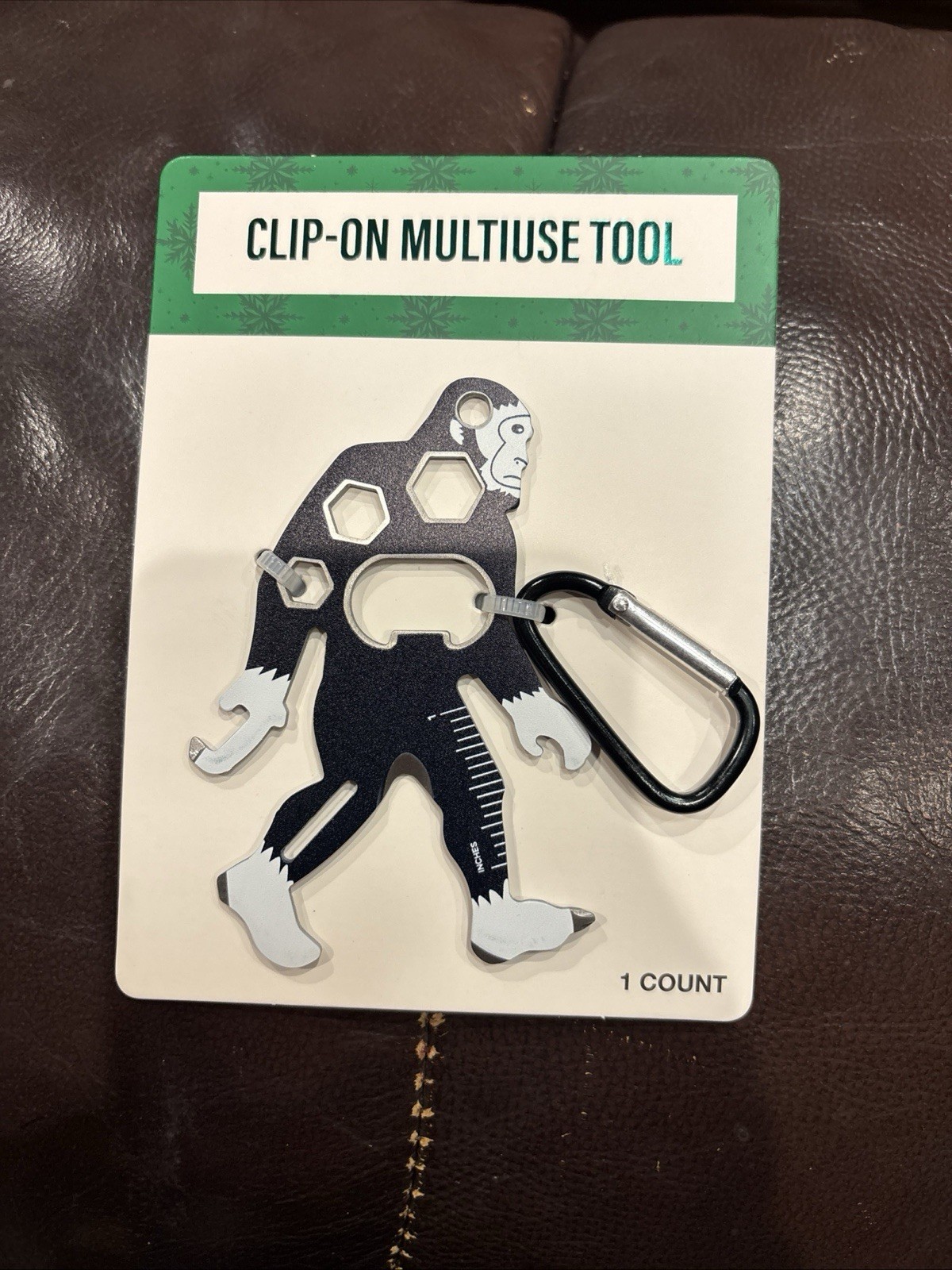 Bigfoot Stainless Steel Keychain Multi tool Bottle Opener