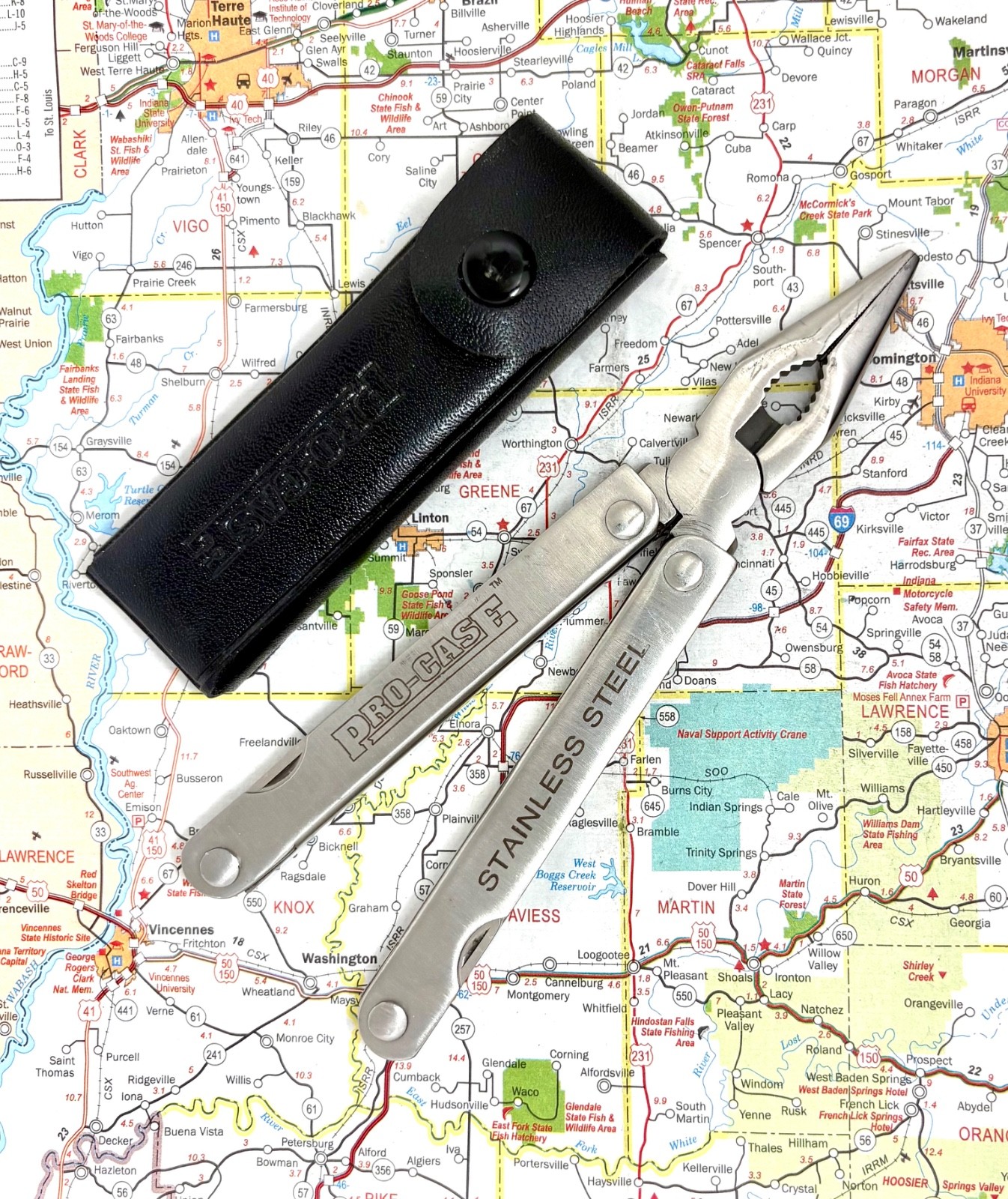 Pro-Case Stainless Steel Multi-Tool With Sheath