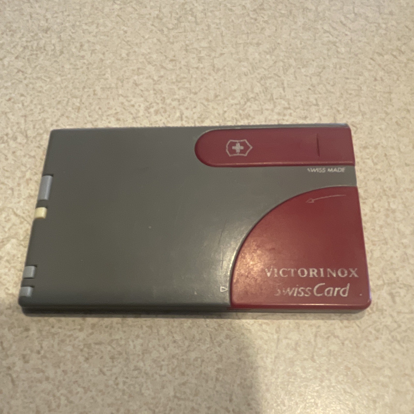 Victorinox SwissCard Gray/Red Multi-Tool 7-in-1 Knife Scissors Ruler