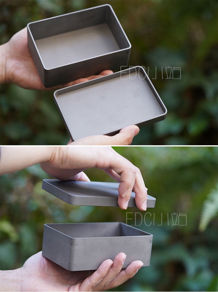 Titanium alloy Survival Box CNC Engraving Apocalypse Survival Storage Box